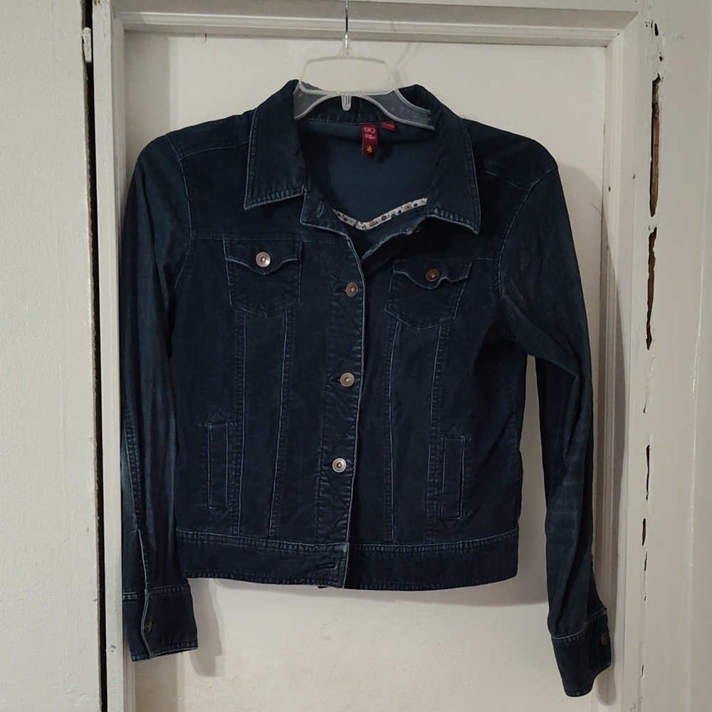 Dark Blue Corduroy Jacket